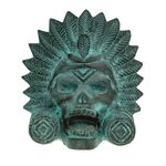 “OW” Aztec Death Whistle - Produces Loud Human-like Screams at high Decibels, Collectible Ancient Bronze Design