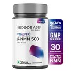 Decode Age NMN Supplement | 99.9% Pure Beta NMN | NAD+ Booster for Energy, Cellular Repair & Skin Health | 500mg, 30 Vegan Capsules