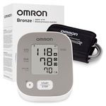 OMRON Bronze Upper Arm Blood Pressure Monitor - Clinically Validated Blood Pressure Arm Cuff - Use OMRON Connect App for Unlimited Measurements