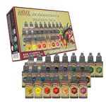 The Army Painter Speedpaint Mega Set - 24 x 18ml Speed Model Paint Kit Pre Loaded with Mixing Balls and 1 Brush- Base, Shadow and Highlight in One Miniature and Model Paint Set for Plastic Models