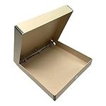 Lineco, Archival Tan 3-Ring Binder Preservation Album Box 12.75 x 11.5 x 2 Inch. Unique Design to Store, Protect, Organize Photos, Art, Photography, Crafts Acid Free & Lignin Free