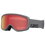 Giro Roam Snow Goggles - Grey Wordmark - Amber/Yellow Lens - Medium Frame