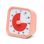 Time Timer Home MOD ââ‚¬â€ 60 Minute Kids Visual Timer Home Edition ââ‚¬â€ For Homeschool Supplies Study Tool, Timer for Kids Desk, Office Desk and Meetings with Silent Operation (Dreamsicle Oran