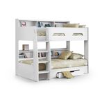 Julian Bowen White Wood Orion Bunk Bed, Single