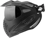 Maddog Dye SE Special Edition Paintball Mask Goggle System | Replaceable SLS Thermal Dual-Pane Anti Fog Lens | Adjustable Full-Face Safety Certified Protection - Black with Chrome Mirror Lens