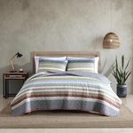 Eddie Bauer Home 221108 Ladder Reversible Quilt Set, Full/Queen, Salmon