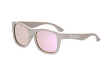 Babiators - Polarised UV Sunglasses for Children - Navigator - The Hipster - Warm Grey, Gray, OneSize (3-5yrs)