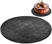 Black Round Tray 12 Inch Cardboard 