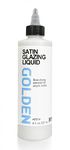 Golden Acrylic Satin Glazing Liquid-8 oz, 237 ml (Pack of 1)