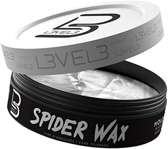 Level 3 Spider Wax - Long Lasting and Strong Hold L3 - Improve your Hair Volume and Texture - Level Three Hair Wax for Men