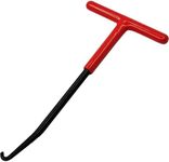 MHAT Motorcycle Exhaust Spring Hook, Exhaust Spring Puller Tool, T Handle Exhaust Spring Puller Installer Removal Tool for Motorcycle Dirt Bike Snowmobile (Red)