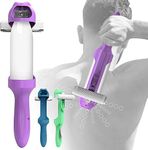 Appligator Spray & Lotion Applicator for Back - Get Your Own Back! Adds 10" to Your Reach, Back Spray Applicator for Sunscreen, Sunblock, Moisturizers, Repellents, Full Body Applicator, Purple