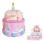 Piko Pig Dessert Series Blind Box Kawaii Figures Action Cute Model Birthday Present Guess Blind Bag Random Collection Collectible Desktop Ornaments Whole Boxes (9 Pack)