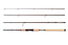 Abu Garcia Tormentor2 Travel Spinning Rod, Lightweight Fishing Rod with 24T Carbon Blank, Cork Handle, Compact Design for Traveling Anglers, Freshwater & Saltwater Predator Fish, 1.83m 4-12g