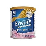 Ensure NutriVigor Nutritional Shake | 400g | Strawberry Flavour | Support Strength, Energy and Immunity | Food supplement with Protein,27 Vitamins and Minerals | With Vitamin D,Vitamin C and Vitamin B