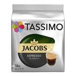 TASSIMO JACOBS "ESPRESSO" x 5 Pack (80 Pods)