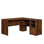 Sauder Harvey Park L-Desk, L: 59.06" x W: 59.06" x H: 30.00", Grand Walnut Finish