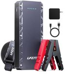 LATIT Car Battery Jump Starter 4500A Peak, Portable Car Jump Starter Up to All Gas/10L Diesel Engine, 12V Car Jump Start Battery Pack, Jump Box for Car Battery with 60W Fast Charging and LED Light