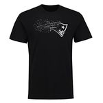 Fanatics NFL New England Patriots Shatter Graphic Logo Football Shirt black (L)