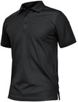 TACVASEN Mens Polo Shirts Tactical 