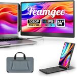 Teamgee Portable Monitor for Laptop - 14’’ FHD HDR dual Laptop Screen for 13’’-17.3’’ Mac Windows Chrome - USB-A/USB-C/HDMI