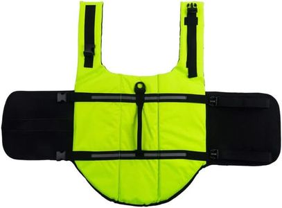 Dog Life Jacket Pet Safety Vest Swimming Boating Float Aid Buoyancy Lifesaver with Rescue Handle, Buoyant Lifesaver for Dogs