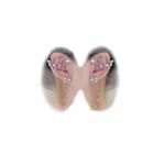 2Pcs Zircon Butterfly Ear Cuff Earrings for Women No Piercing Butterfly Ear Clip Wrap Around Fake Earrings Ear Wrap Crawler Rhinestone Wrap Earrings, Zinc, No Gemstone