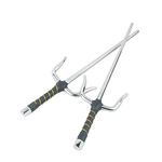 Superdo Octagon Metal Martial Arts Sai (Silver, 19")