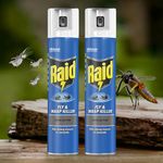 2 x 300ml Raìd Rapid Action Fly & Wasp Killer Spray(Total 600ml)