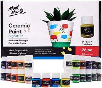 Mont Marte Ceramic Liquid Paint 26-Pieces Set, 20 ml