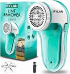 Rylan Lint Remover for Clothes | Electric Fabric Lint Shaver for Sweater, Woolen Clothes and Blankets (6 Blades, 9000 RPM Motor)