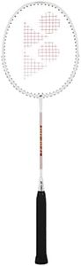 YONEX GR 303i Aluminium Strung Badminton Racket with Full Racket Cover (White) | for Beginners | 83 Grams | High Durability