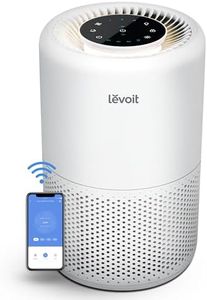 LEVOIT Air Purifier for Home Bedroom, Smart WiFi Alexa Control, Covers up to 915 Sq.Foot, 3 in 1 Filter for Allergies, Removes Pollutants, Smoke, Dust, 24dB Quiet for Bedroom, Core 200S, White