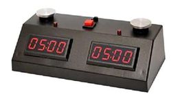 ZMart Fun ZMF-II Digital Chess Clock - Red LED Display/Black Case by The Chess Store