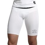 SHREY Apparels Compression Short Tights for Mens (M, White)