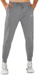 NORTHYARD Men's Joggers Pants with Zipper Pockets Tapered Athletic Workout Running Sweatpants for Men LIGHTGREY-2XL