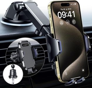 VANMASS Car Phone Holder – Universal Dashboard & Windshield Mount