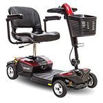 Pride Mobility Go-Go Lx with Cts 4-wheel Scooter, Red/Blue, 87.4 lb