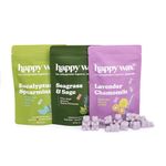 Happy Wax Scented Natural Soy Wax Melts – Scented Wax Melts Infused with Essential Oils, Non Toxic Wax Bears for Wax Warmers and melters (Spa)