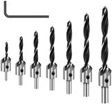 COMOWARE Countersink Drill Bits Set