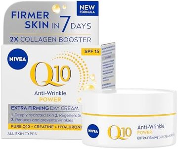 NIVEA Q10 Anti-Wrinkle Power SPF15 Firming Day Cream (50ml), Anti Wrinkle Face Cream Helps Achieve Firmer Skin in 7 Days, Face Moisturiser to Reduce Wrinkles and Nourish Skin