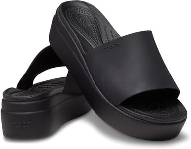 Crocs Women's Brooklyn Slide, Black, US W9