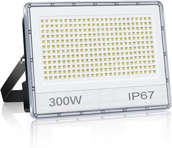 ANNIFUNLY Faretto LED 300W, 30000LM Faretto LED da Esterno Super Luminoso, IP67 Impermeabile Faretti Led Esterni, 6500K Bianco Freddo Faro LED Esterno, Fari Led per Cortile, Giardino, Garage