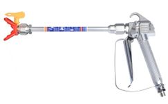 JWGJW Airless Paint Spray Gun with 10 Inch Airless Extension Pole and A 517 Nozzle Tip,Swivel 1/4" Thread for Graco Titan Airless Hose Sprayers. Maximum Pressure 3600PSI(JW-120028)