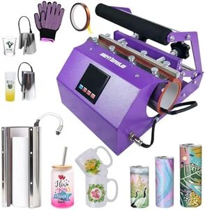BetterSub 3in1 3 OZ 1.5 OZ Shot Glass Tumbler Mug Heat Press Machine 30 OZ 20 OZ 16 OZ Sublimation Straight Skinny Tumbler Mug,11 OZ 15 OZ 16 OZ Sublimation Mug Heat Transfer Purple