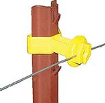 Dare Products SNUG-SU-25 184861 Chain Link U Post Insulator (25 Pack), Yellow