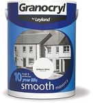 Leyland Granocryl Smooth Masonry, Brilliant White, 5L