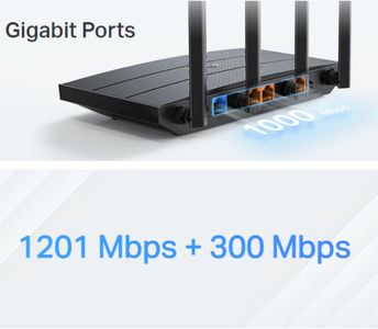 TP-Link Archer AX18 WiFi 6 Router – AX1500 Mbps, Gigabit, Gaming, WPA3