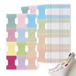 Sticky Index Tabs, 240 Pcs Bible Tabs, Page Markers Tabs for Document Files, Bibles, Journal, Books