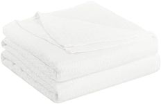 PiccoCasa Cooling Bamboo Blanket All Seasons Breathable for Hot Sleepers, Soft and Lightweight for Bed, Sofa Thin Blanket Summer Keep Cool White Single 150x200cm